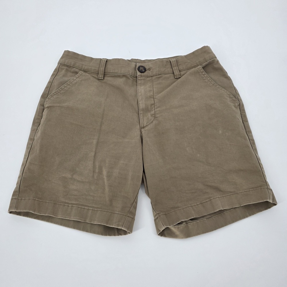 Chubbies Shorts Men 30 Beige 7" Inseam Fit Stretch Chino Beach Vacation Party